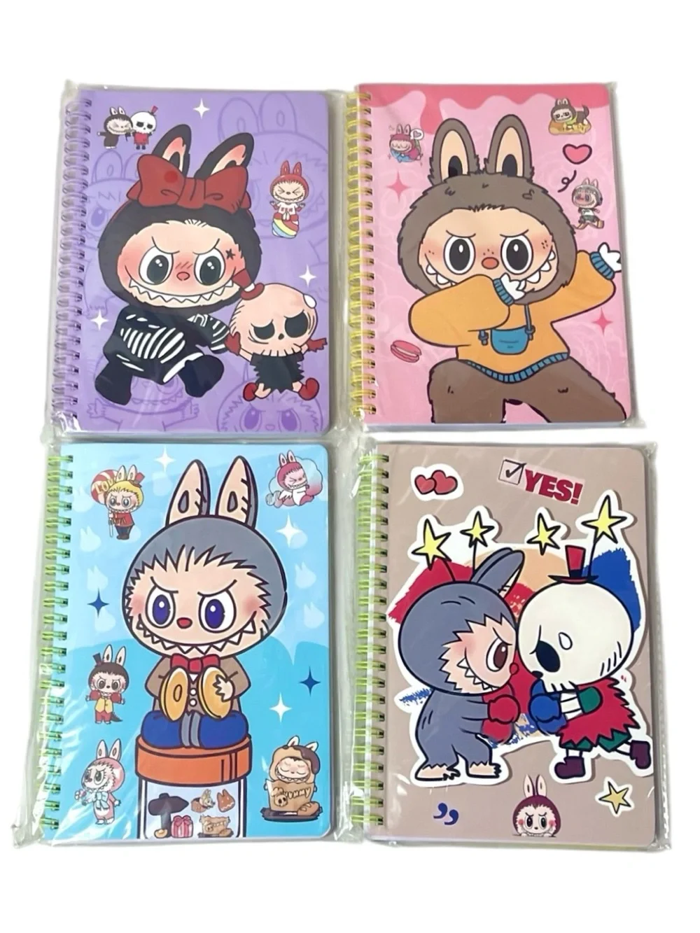 Cute Monster Spiral Notebook Bundle